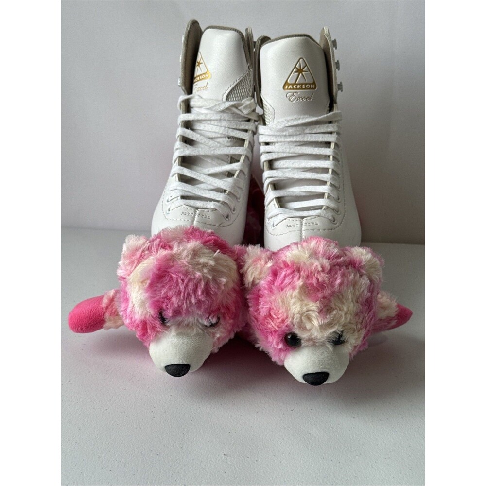 Jackson Excel Figure Ice Skates Mark II 1291 White Kids Size 3.5C - Picture 12 of 16